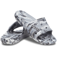 Classic Crocs Marbled Slide Light grey