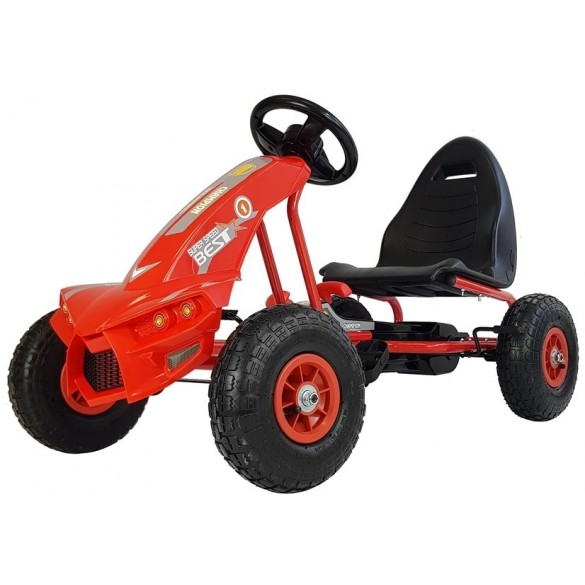 Lean Toys Go-Kart A-18 Rot