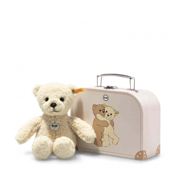 Steiff Teddybär Mila 21 cm vanille im Koffer
